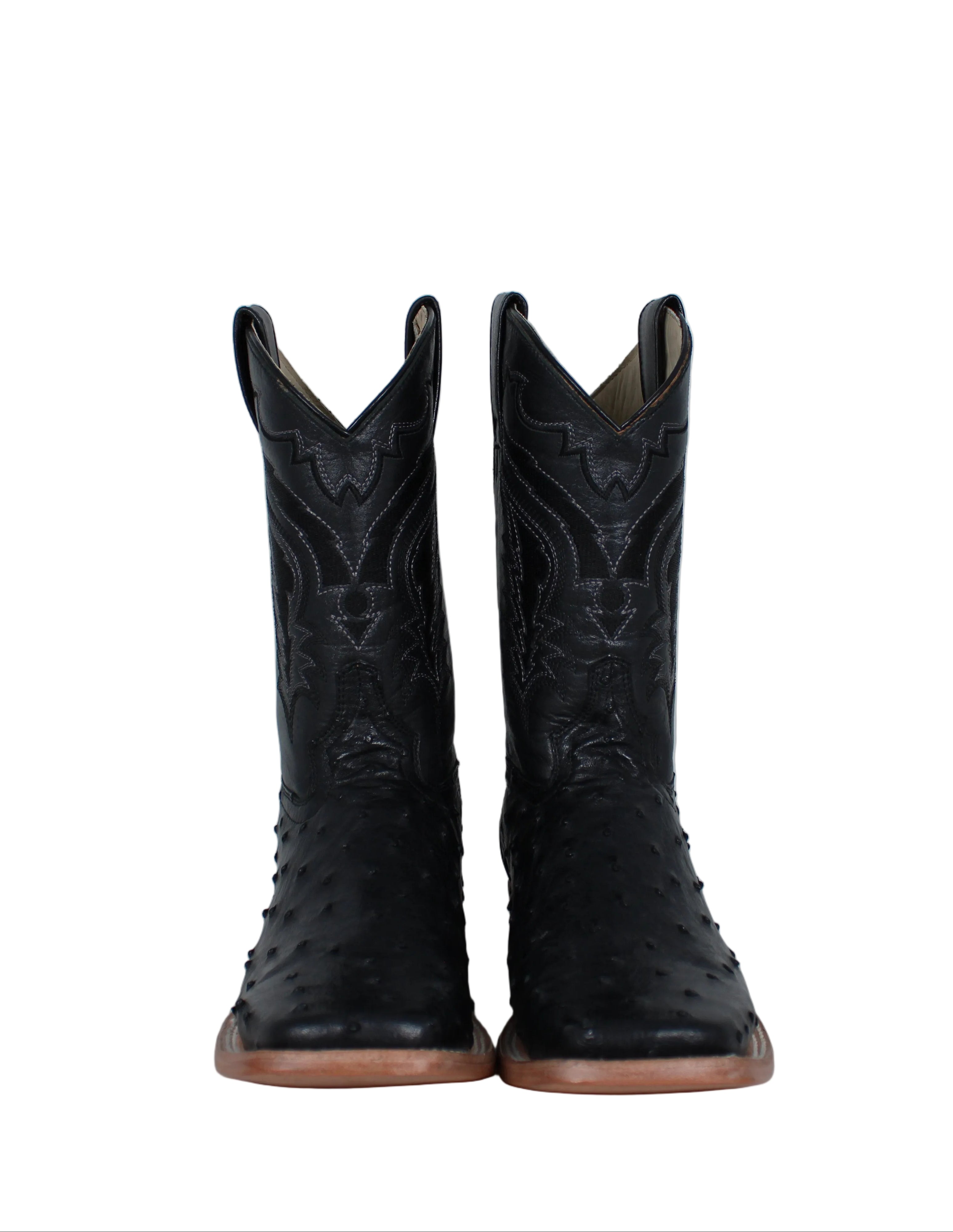 Henry Ostrich Leather Boots