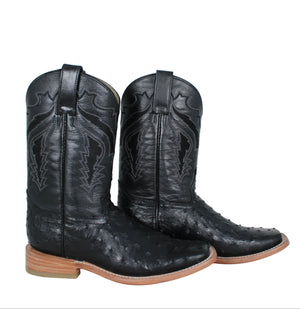 Henry Ostrich Leather Boots