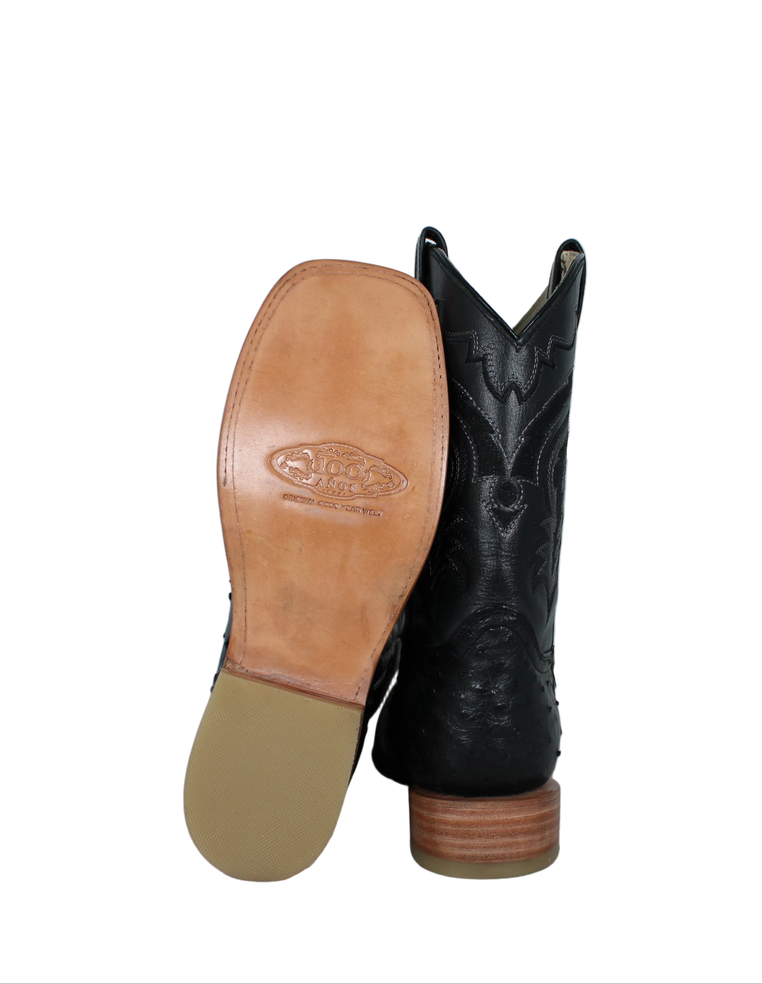 Henry Ostrich Leather Boots