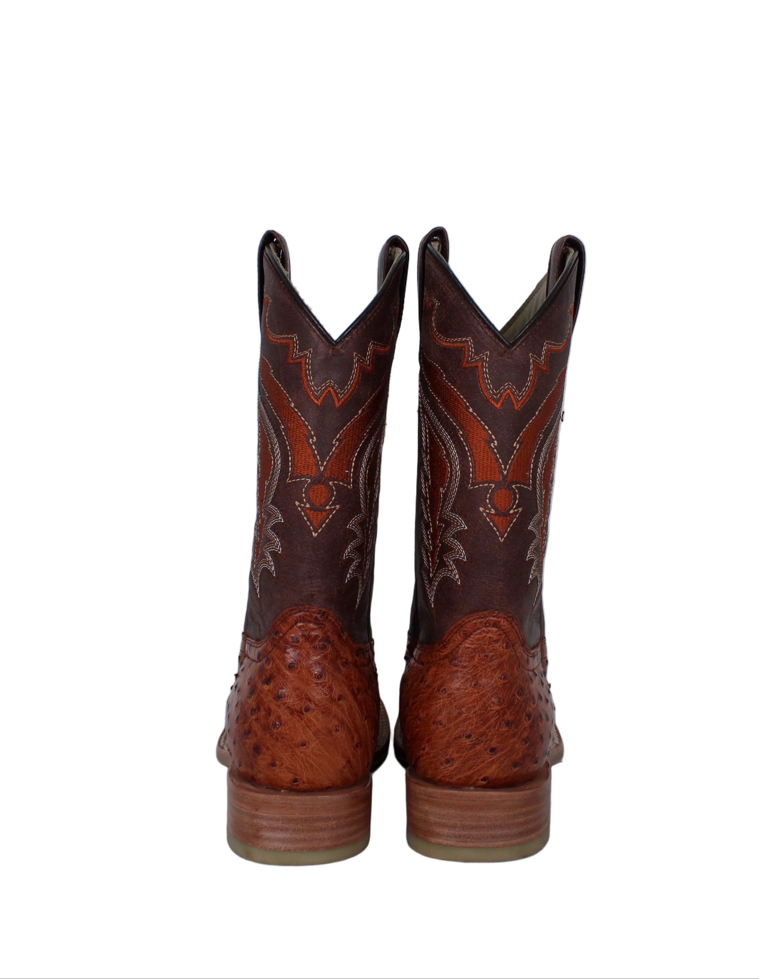 Henry Ostrich Leather Boots