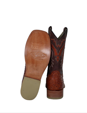 Henry Ostrich Leather Boots