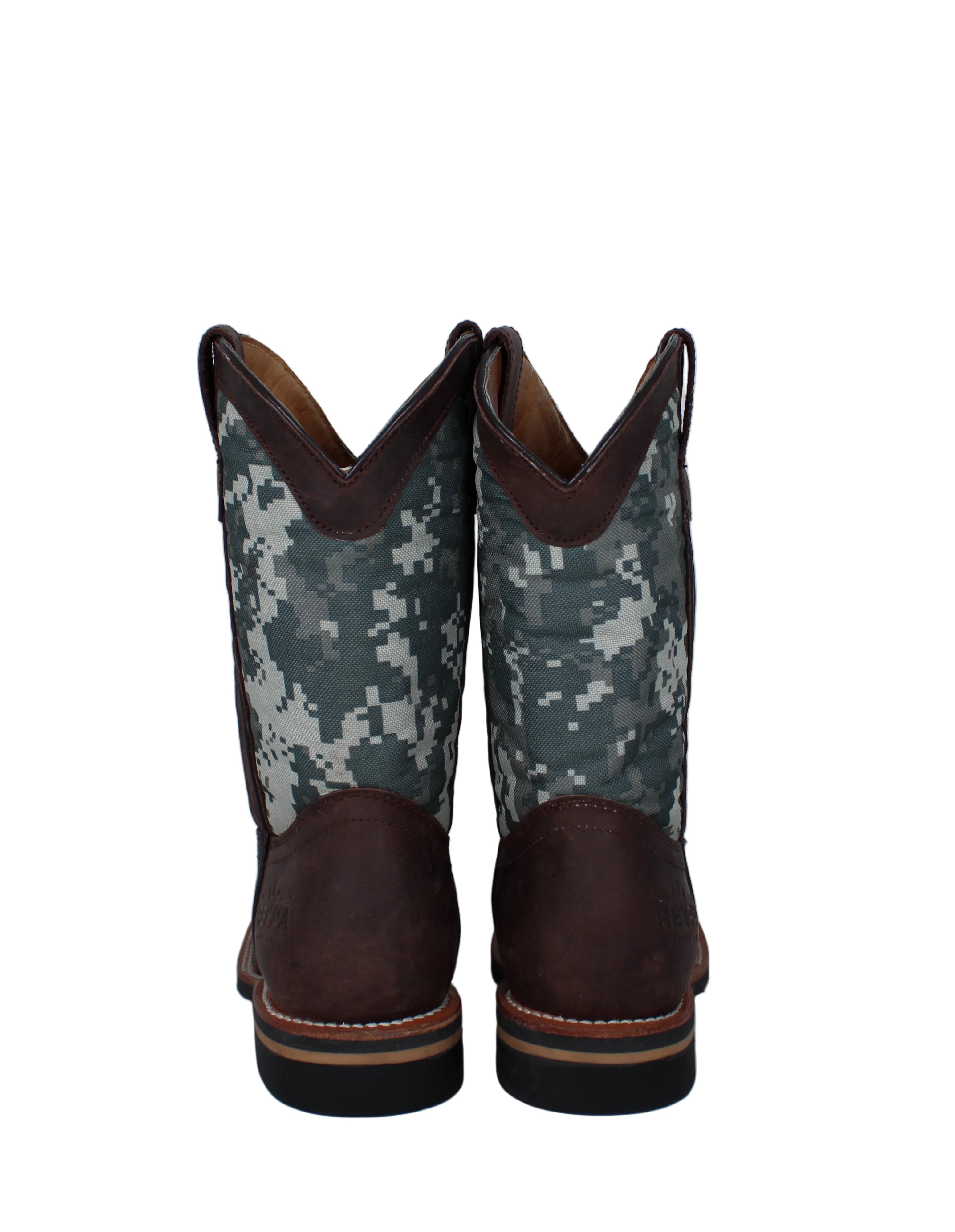 Aaron Adult B&W Flag Boots