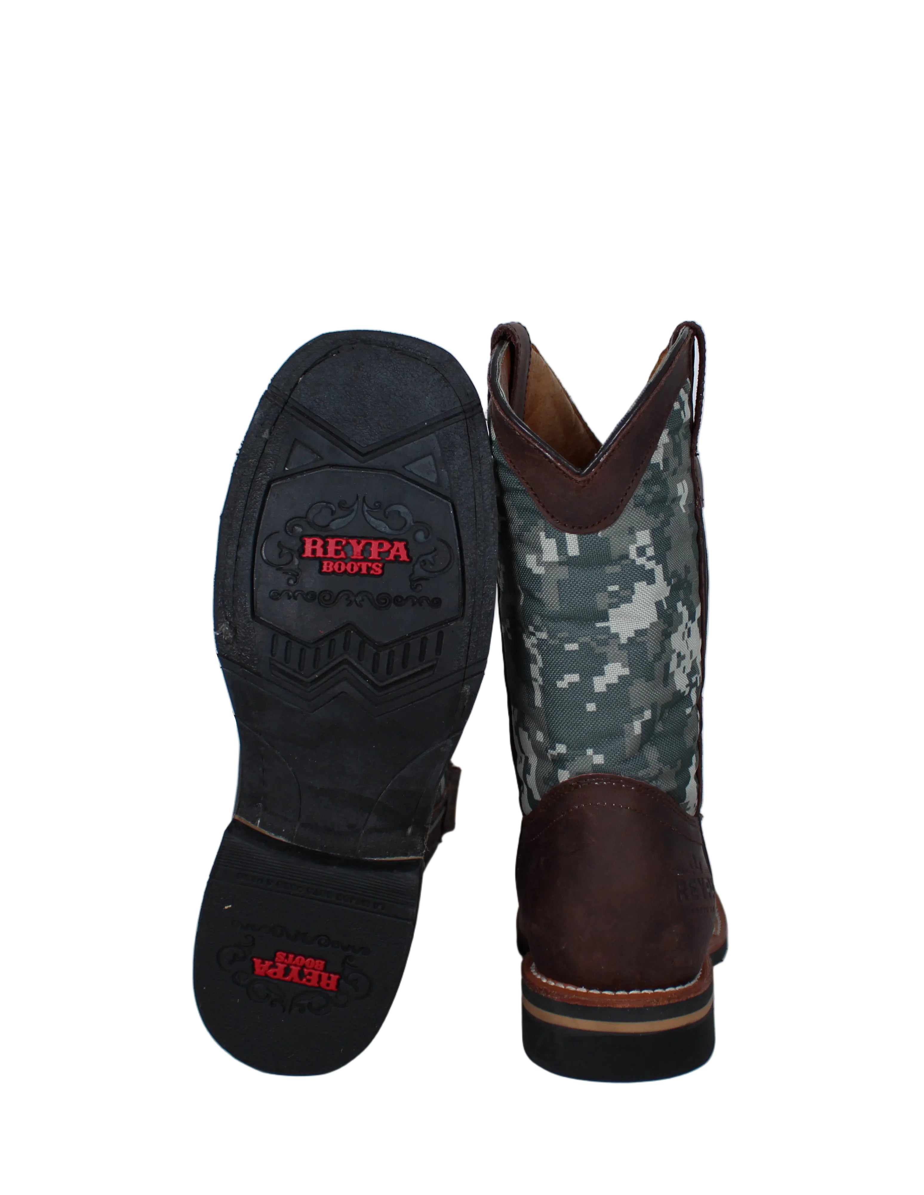 Aaron Adult B&W Flag Boots