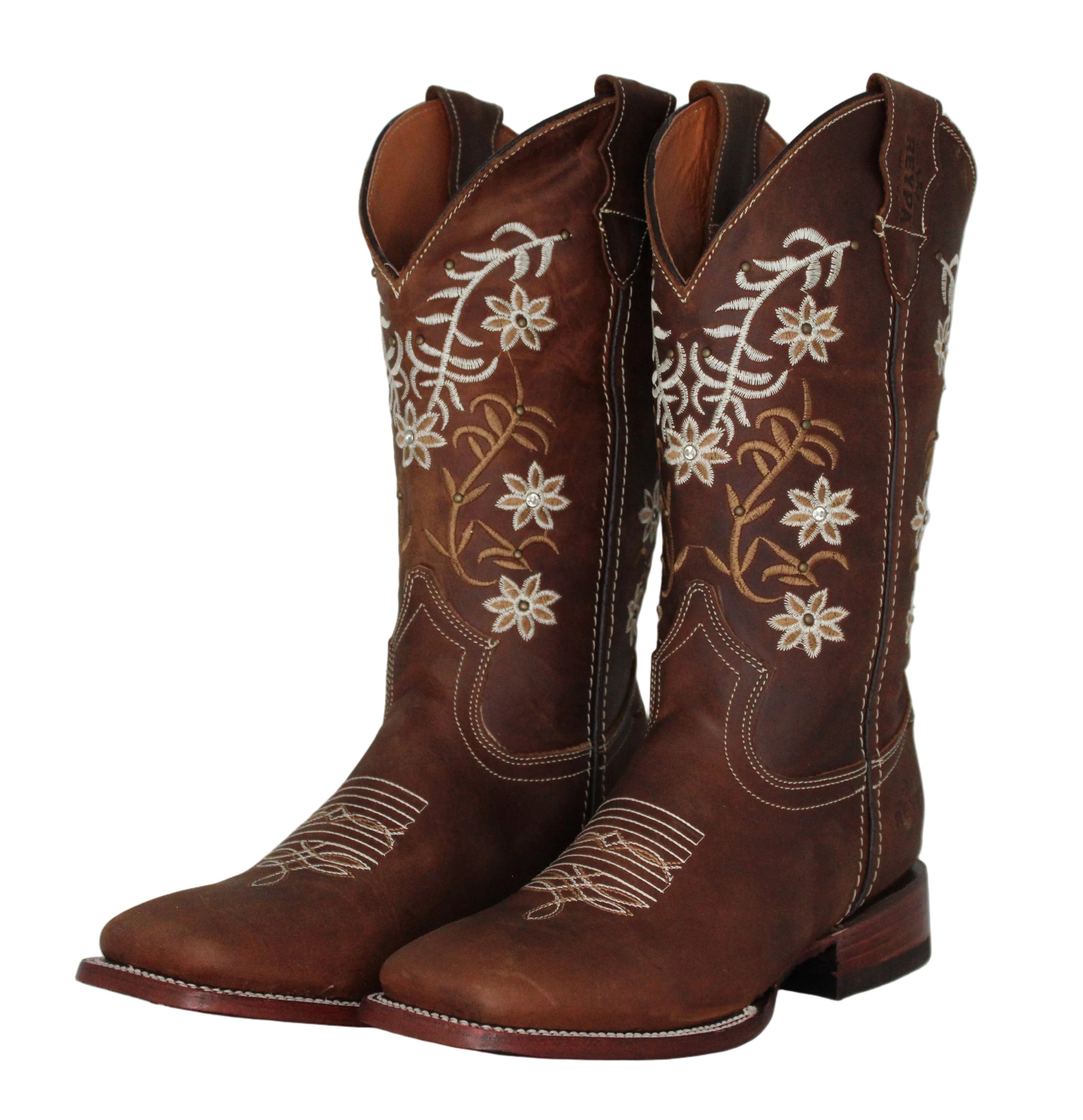 Jordan Studded Ivy  Floral Cowboy Boots