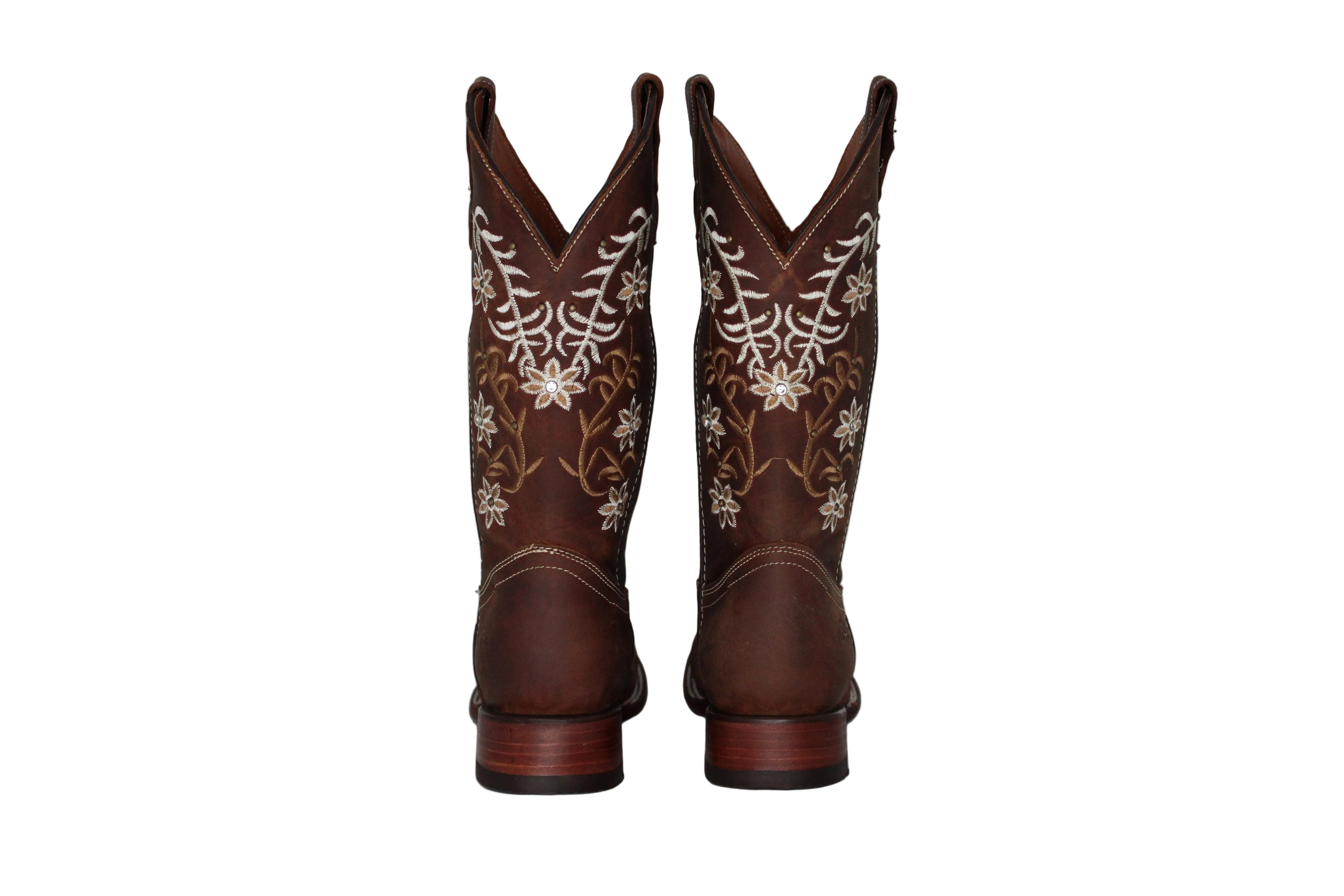 Jordan Studded Ivy  Floral Cowboy Boots