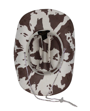 Kady JC Brown Cow Print Hat