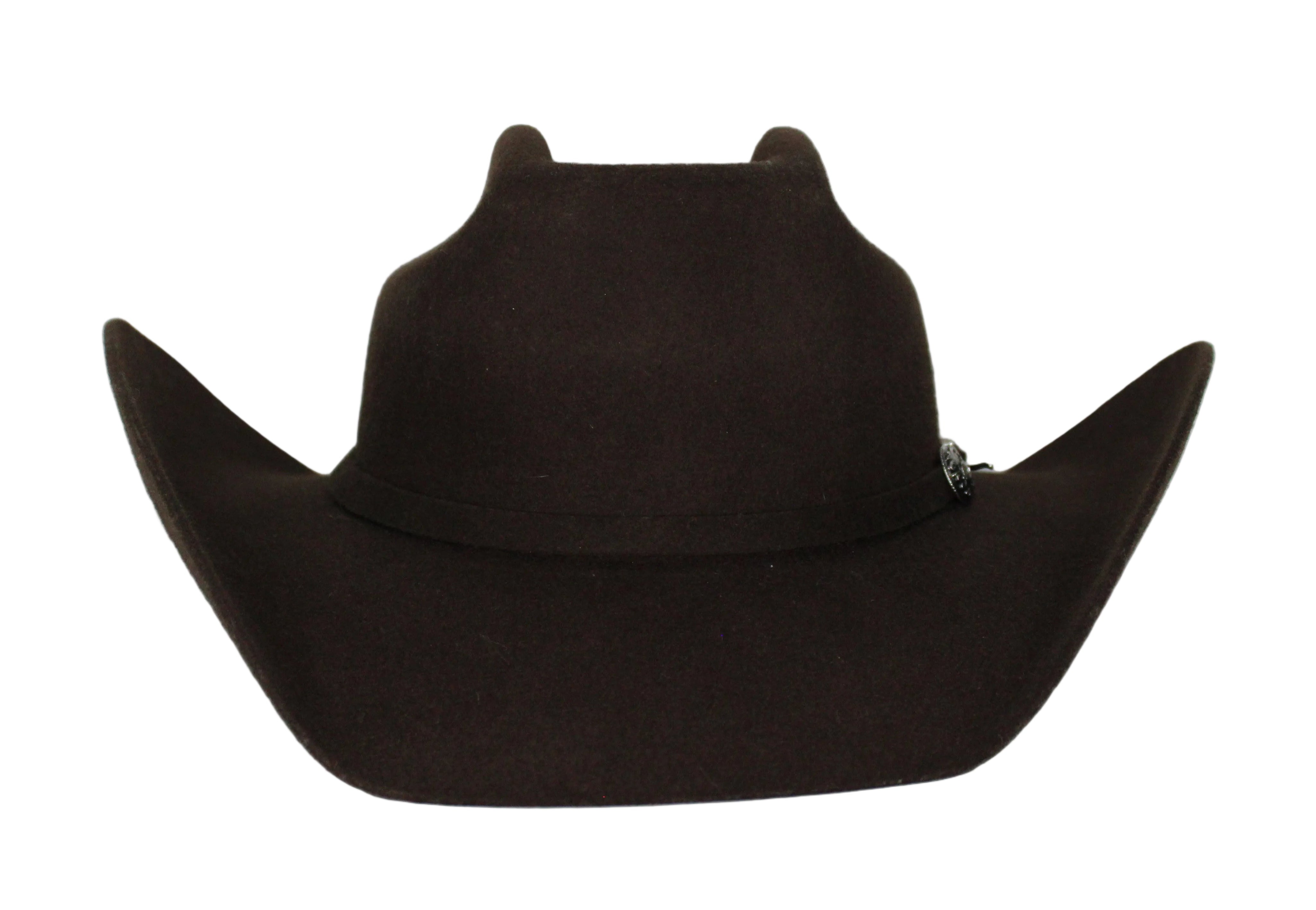 Pistol 8 Second Brown Felt Hat