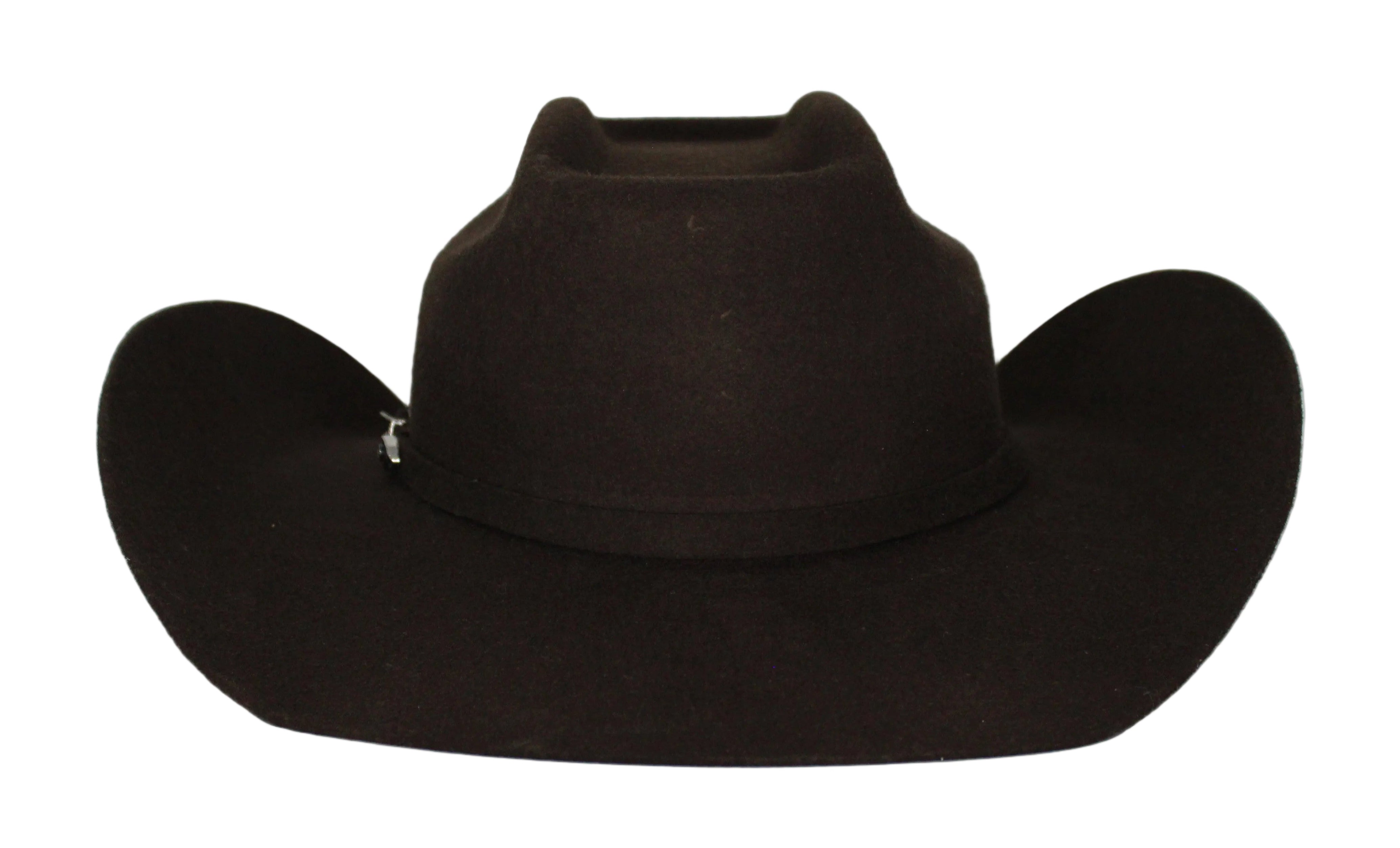 Pistol 8 Second Brown Felt Hat