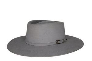 Sammy Flat Brim Felt Hat