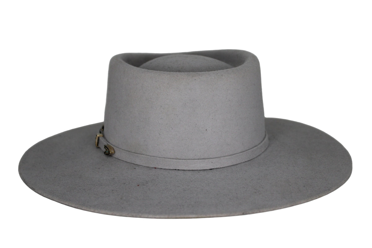Sammy Flat Brim Felt Hat