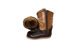 Medusa Choco/Tan Baby Boots