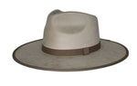 Savannah Flat Brim Suede Hat