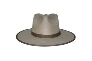 Savannah Flat Brim Suede Hat