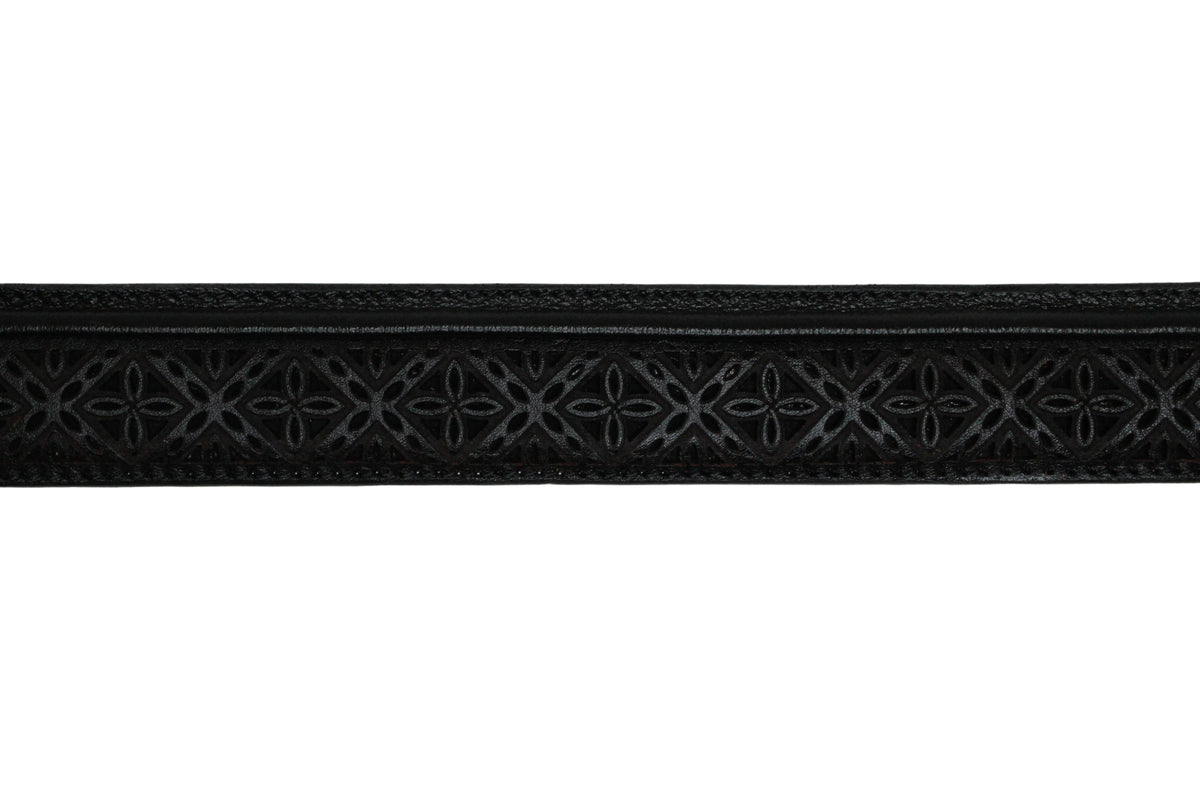 Cassidy Laser Cut Leather Belt
