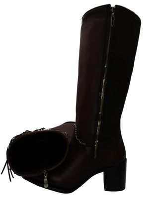Jazzlyn Cuadra Fringe Tall Boots