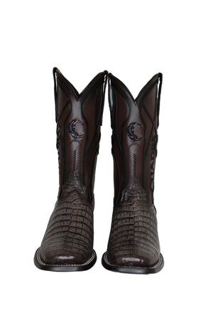 Angus Cuadra Grey Caiman Boots