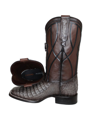 Angus Cuadra Grey Caiman Boots