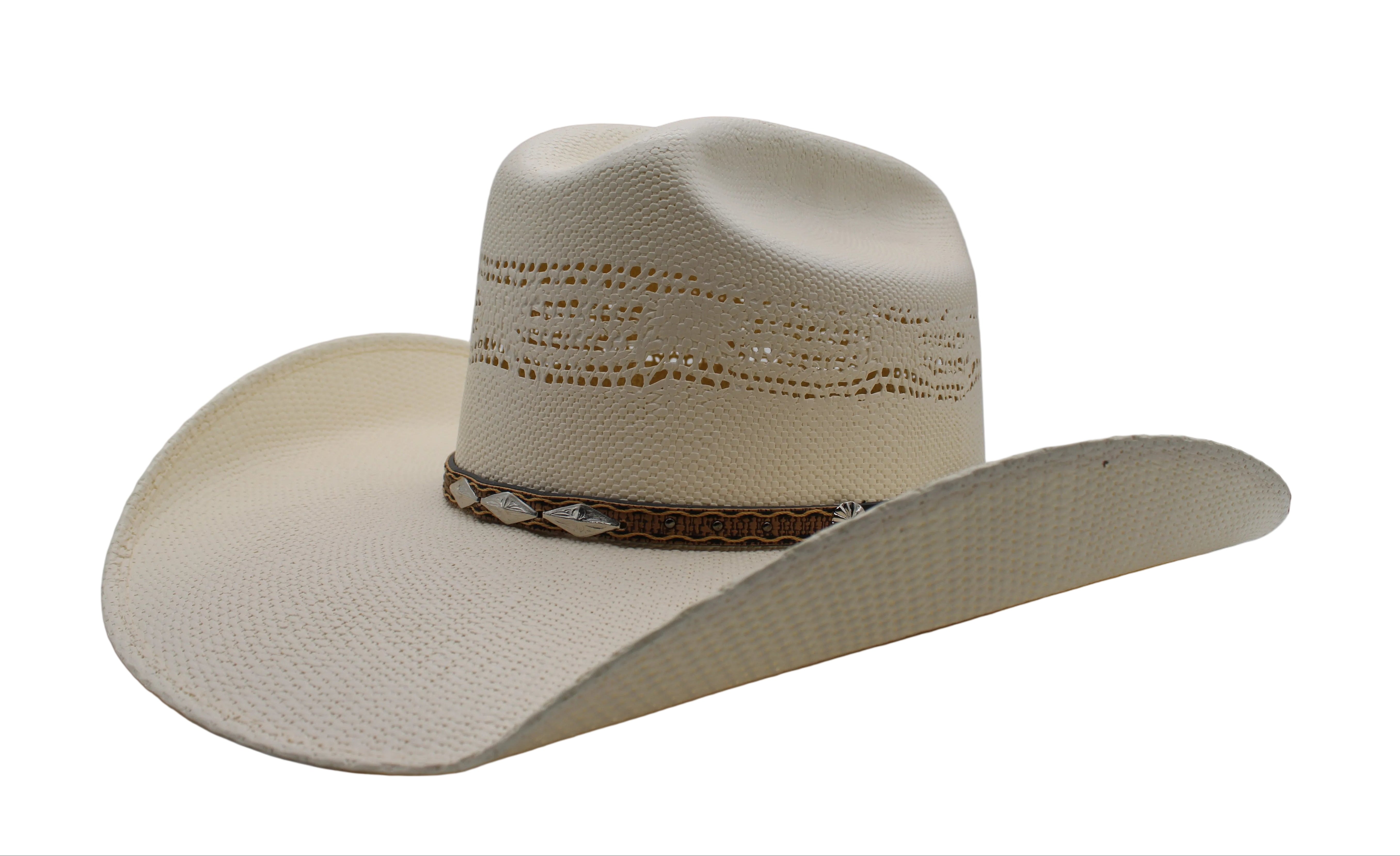 Cattleman Straw Pinched Hat
