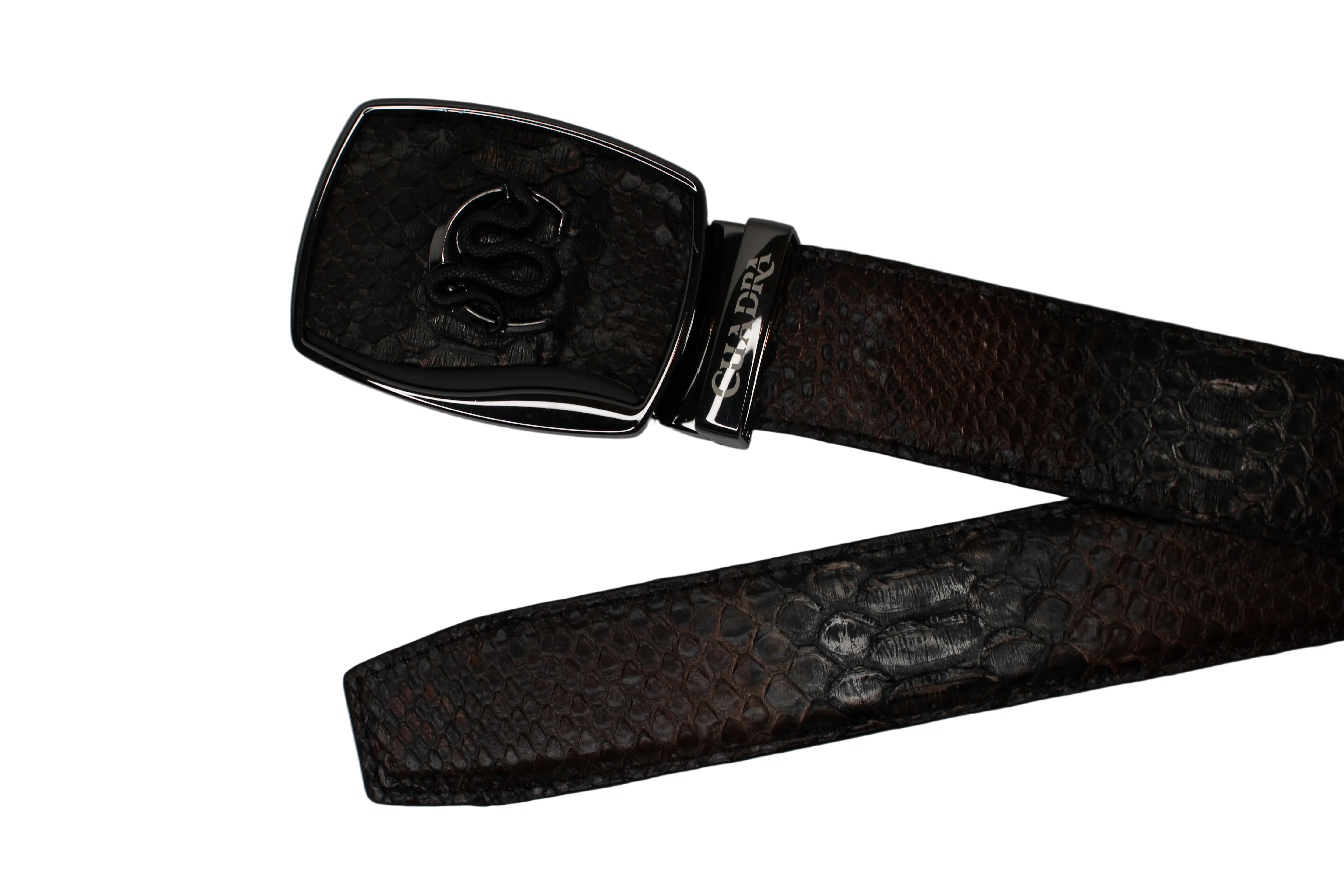 Malik Cuadra Python Belt