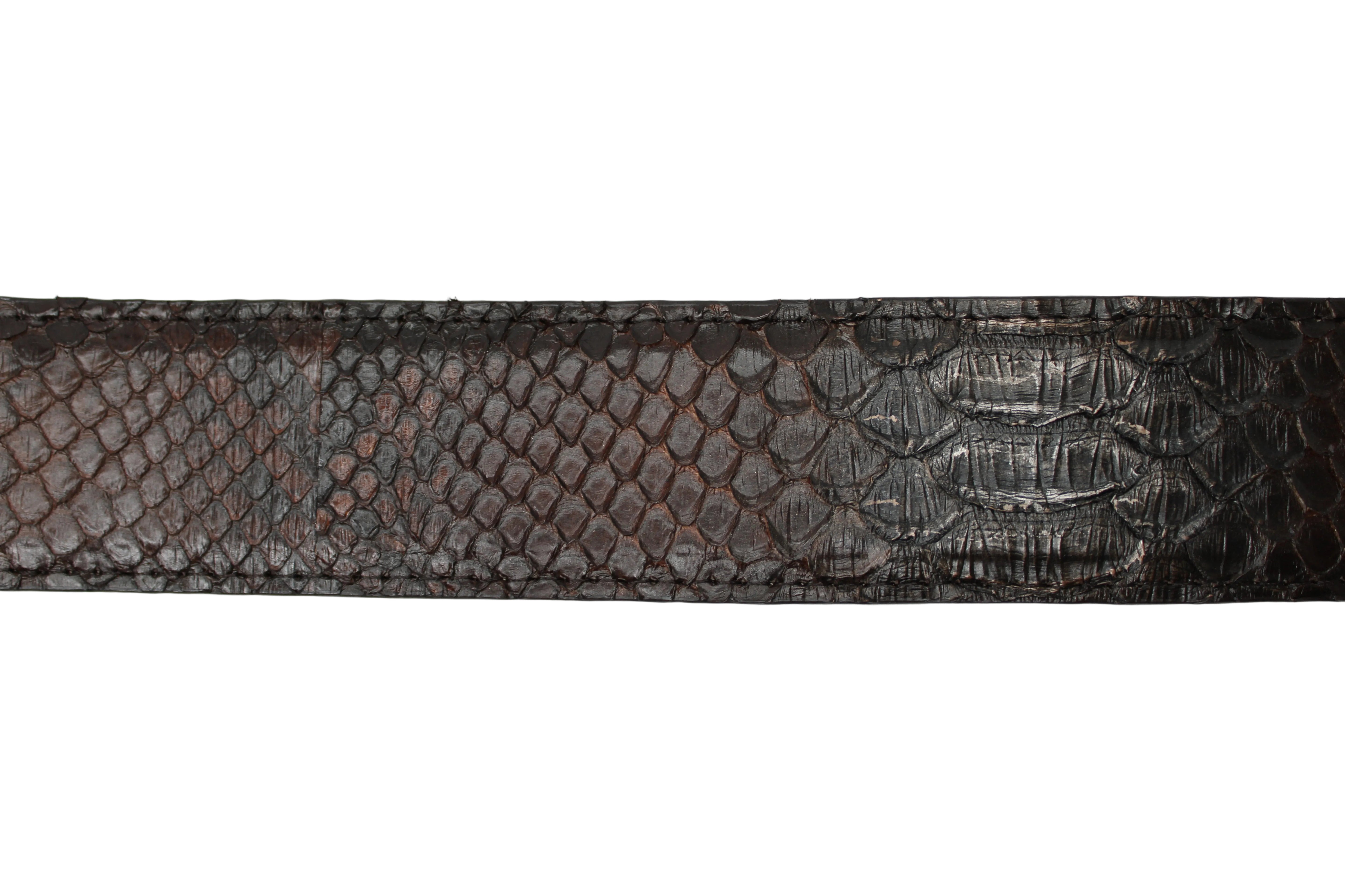 Malik Cuadra Python Belt