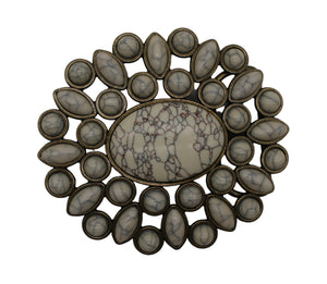 Queen Oval Stone Buckle