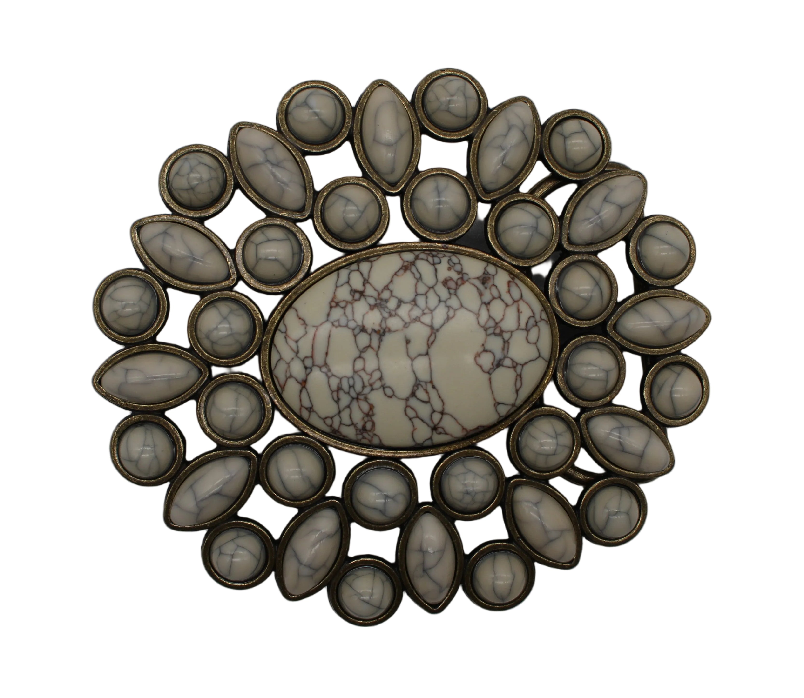Queen Oval Stone Buckle