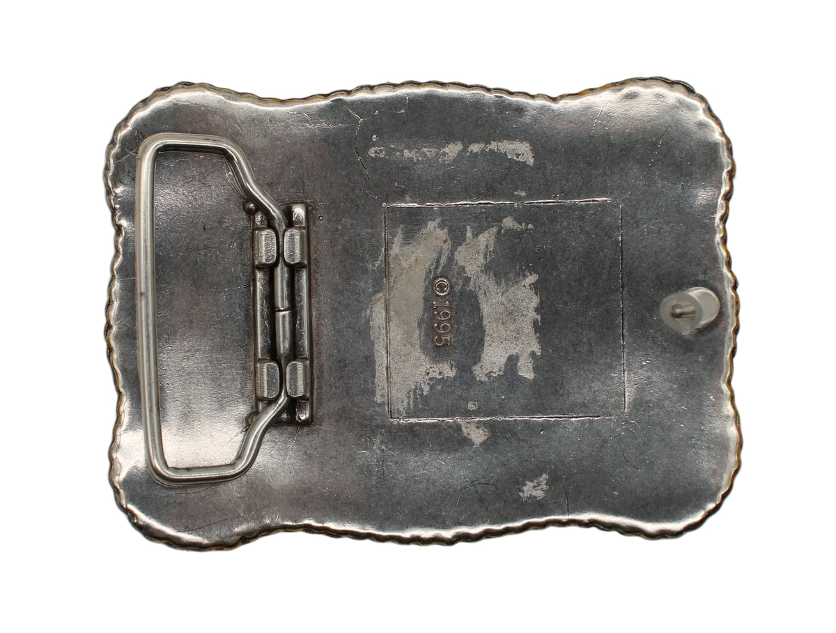 Golden Longhorn Belt Buckle