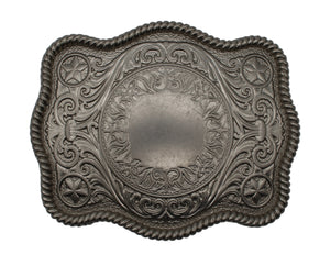 Mavis Floral Etched Buckle