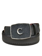 Benny Black Stingray Laser Belt