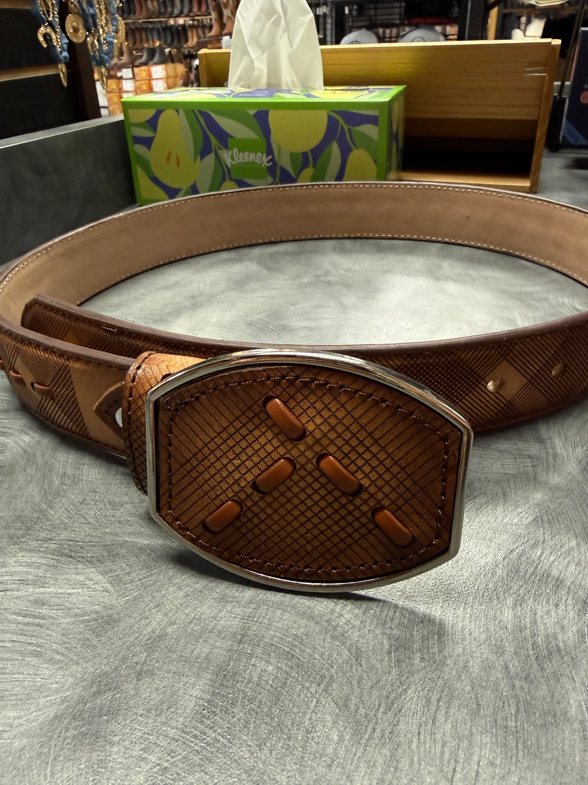 Archie Men's Leather Belt