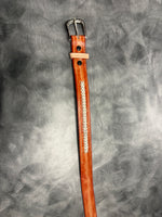 Leather Braided Detailed Kids Belt