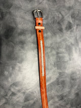 Leather Braided Detailed Kids Belt