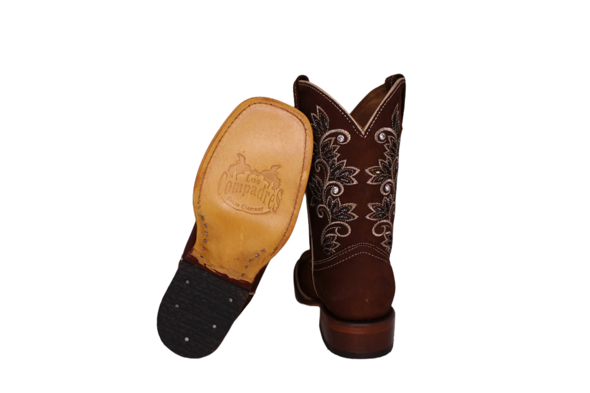 Callie Embroidery Kids Boots
