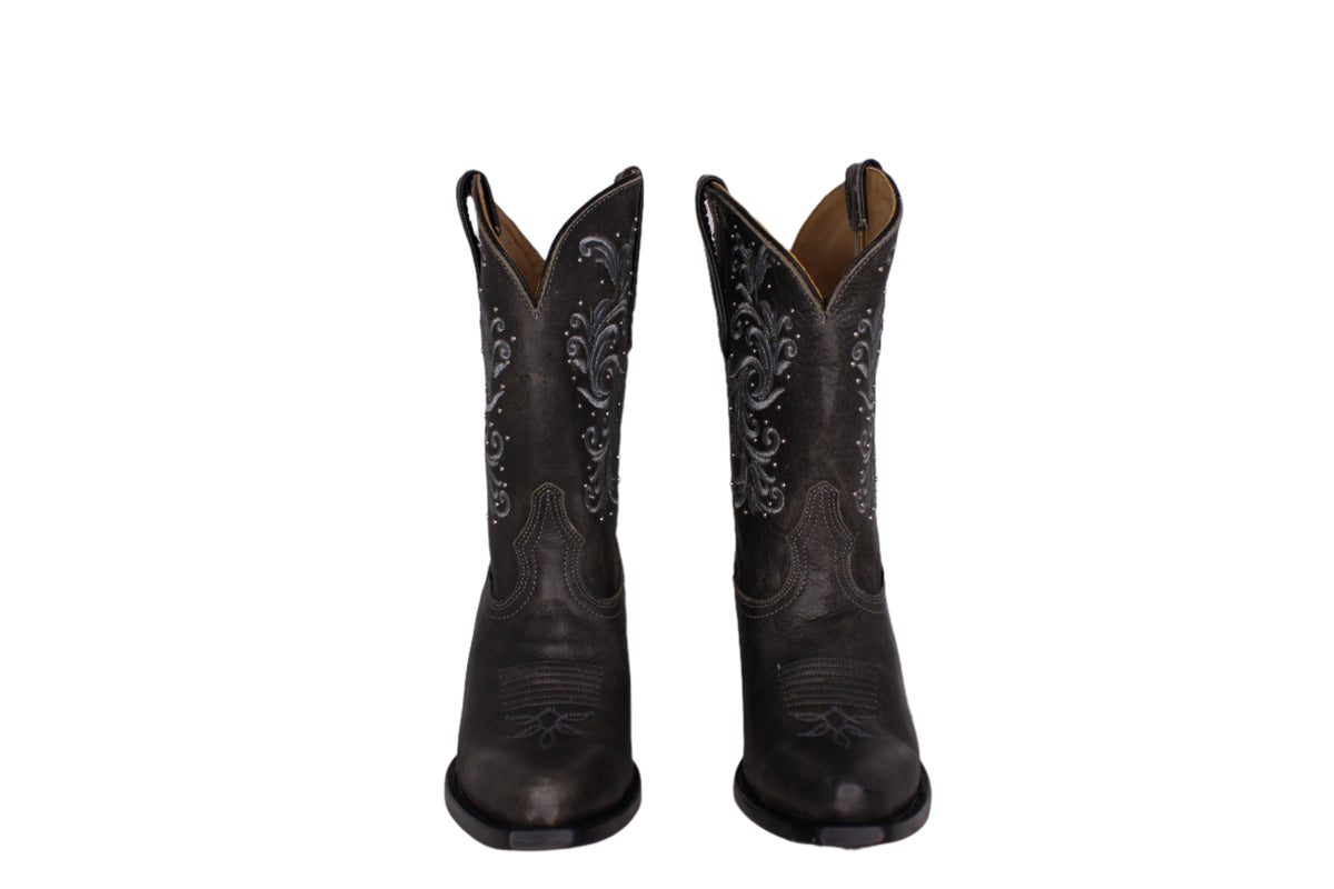 Kimmy Embroidery Stud Boots