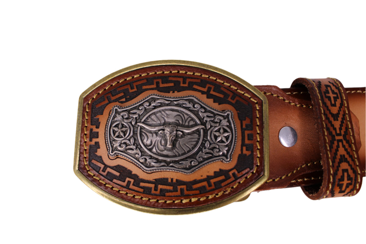 Kyler Longhorn Concho Belt