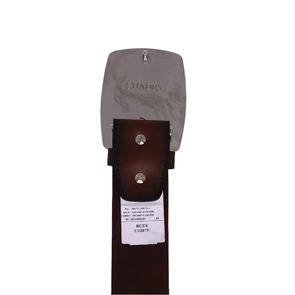 Manuel Black Python Laser Woven Belt