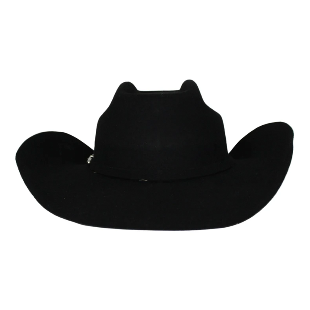 Pistol 8 Second Black Felt Hat