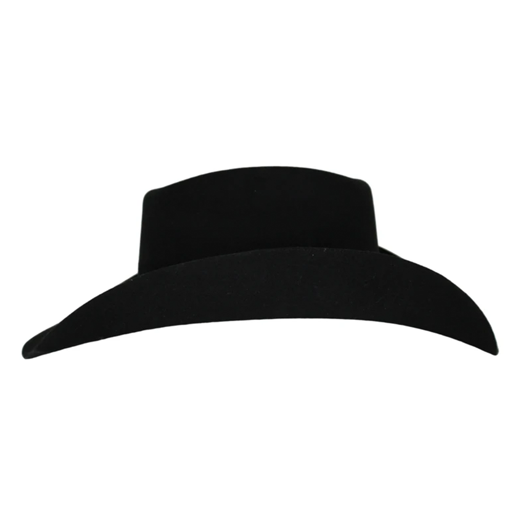 Pistol 8 Second Black Felt Hat