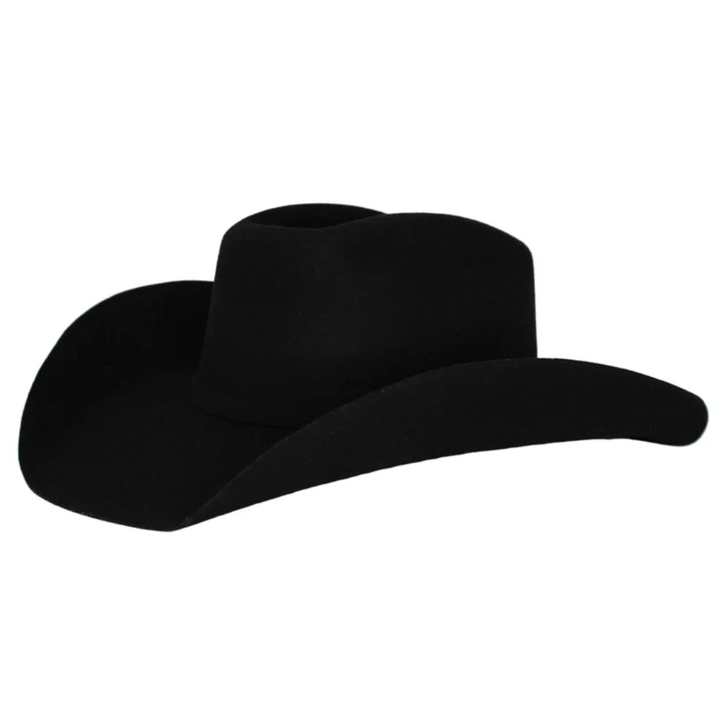 Pistol 8 Second Black Felt Hat