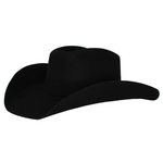 Pistol 8 Second Black Felt Hat