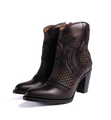 Shakira Woven Round Toe Boots