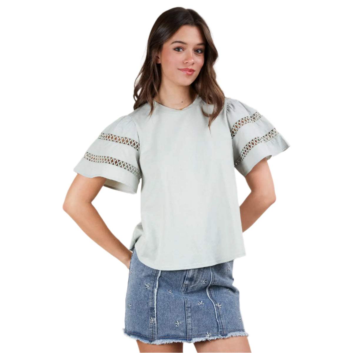 Gwendell Detail Sleeve Top