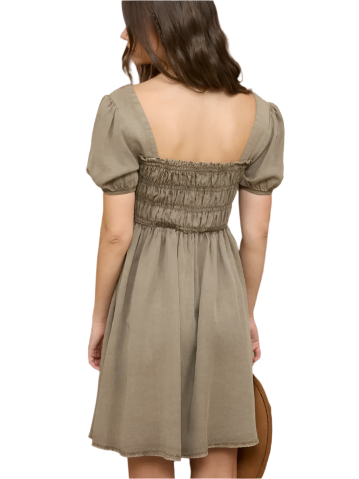Minnie Green Mini Dress