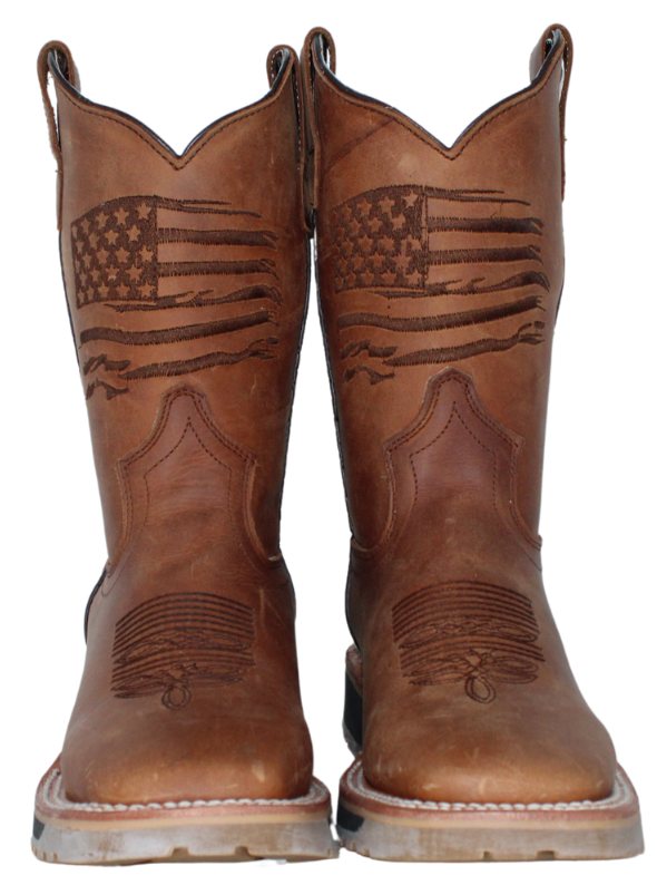Alejandro Youth American Flag Boots