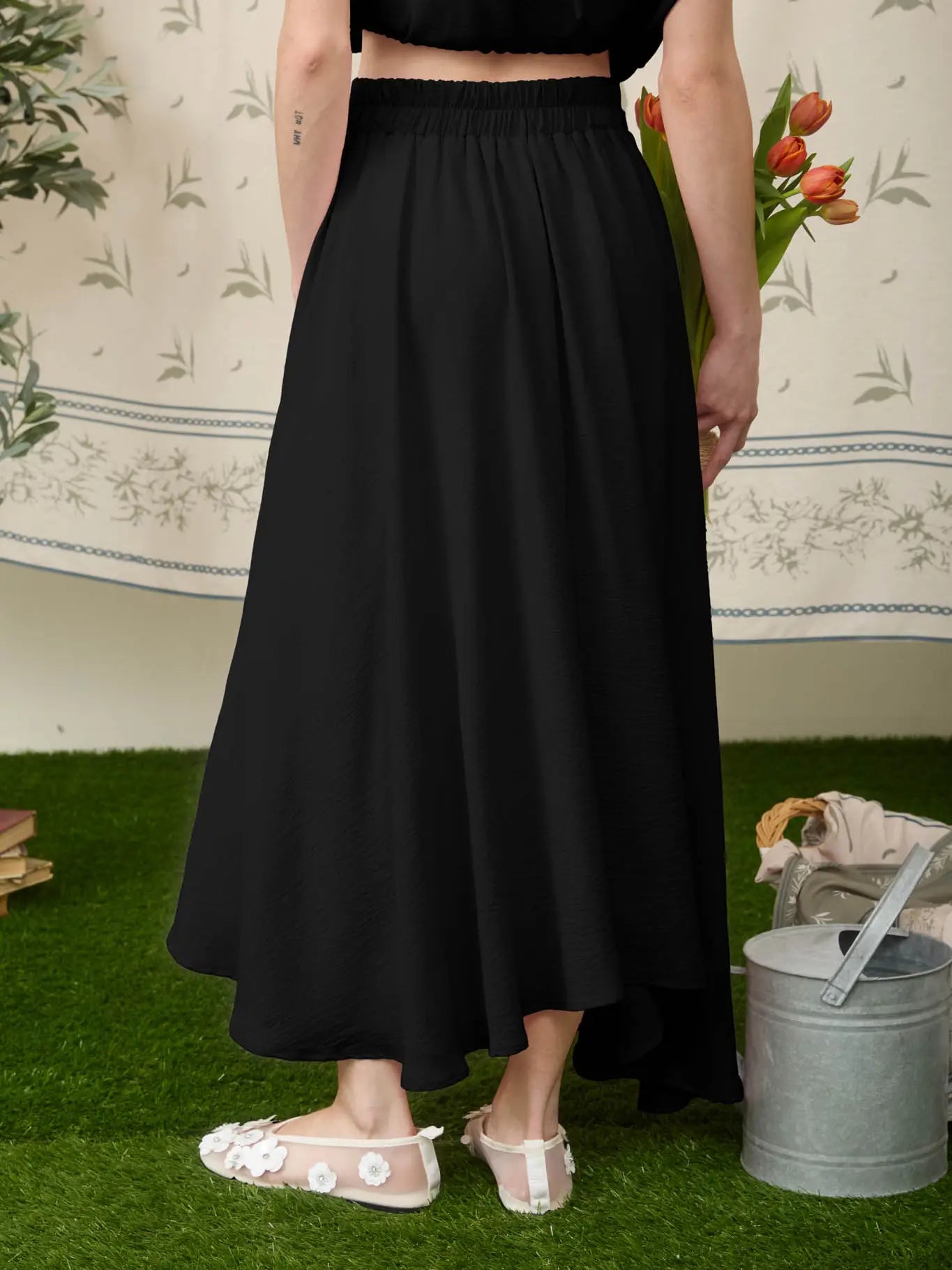 Piper Pleated Midi Skirt