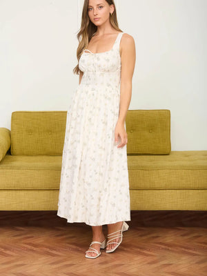Agnes Floral Dot Maxi Dress