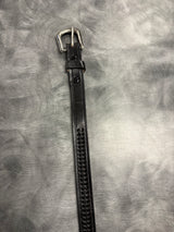 All Black Braided Belt