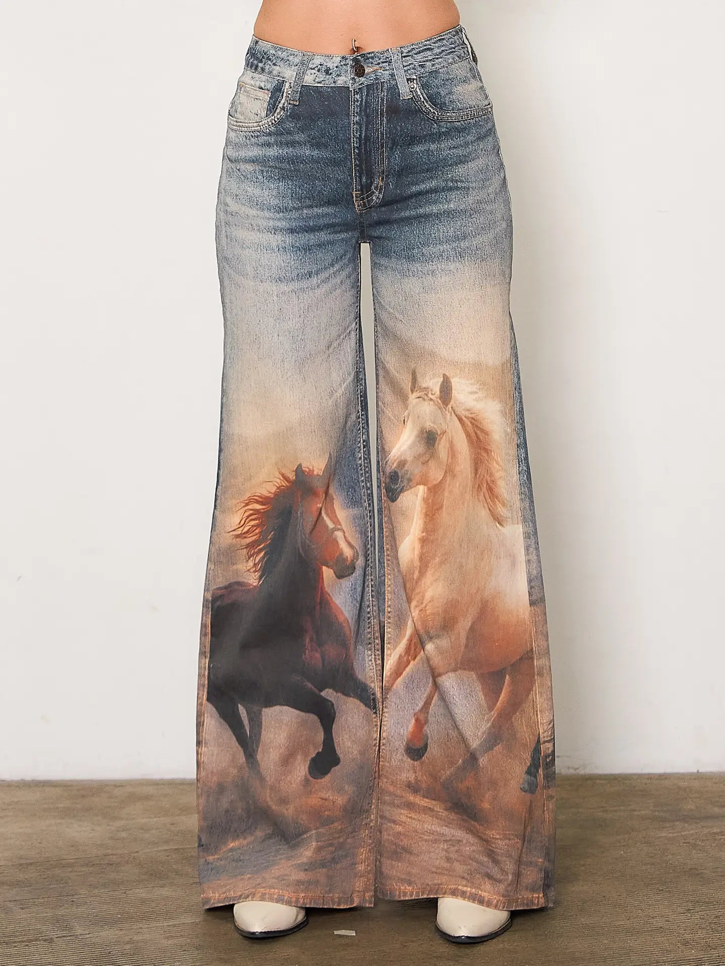 Cheyanne Horse Print Jeans