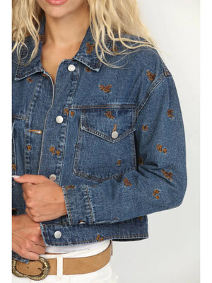Cobalt Wild West Denim Jacket