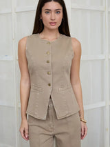 Lotte Button Down Vest